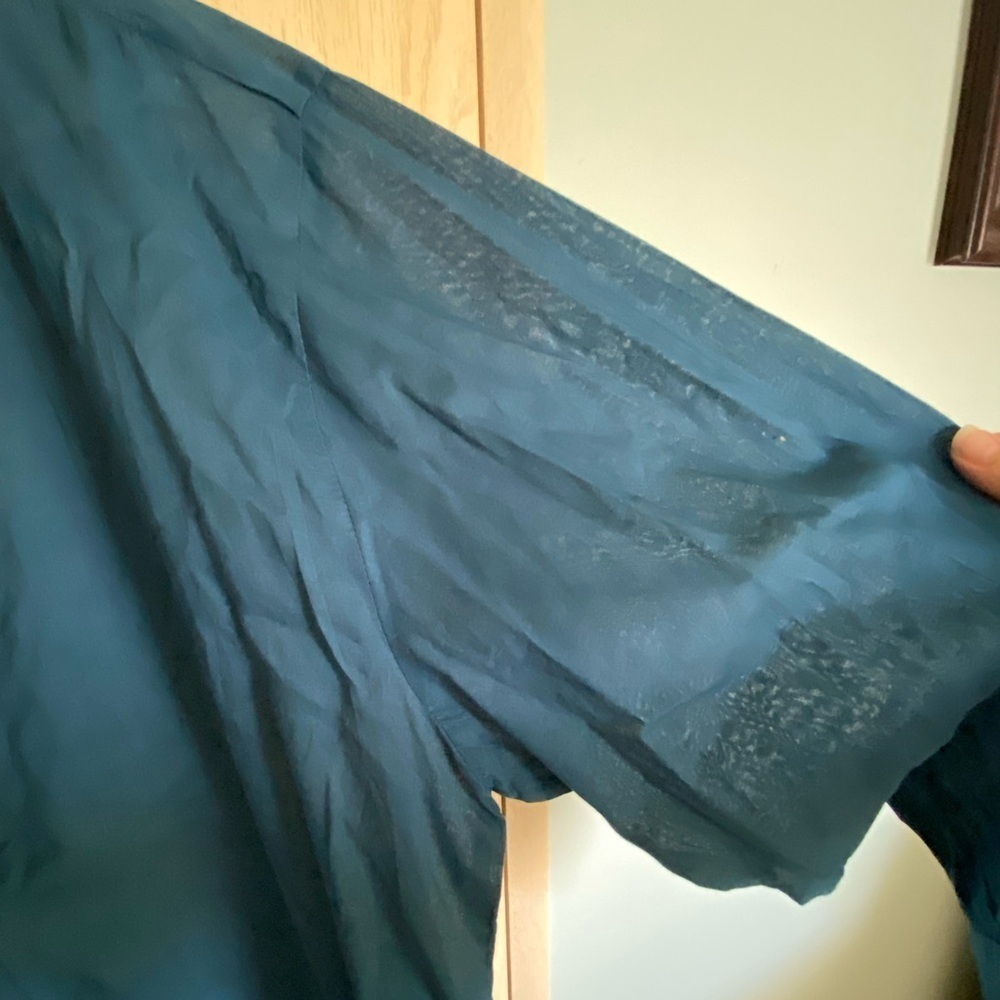 Roller Rabbit Blue Embroidered Tunic Blouse - Picture 6 of 11
